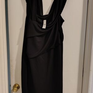 Lane Bryant Black Asymmetrical Dress